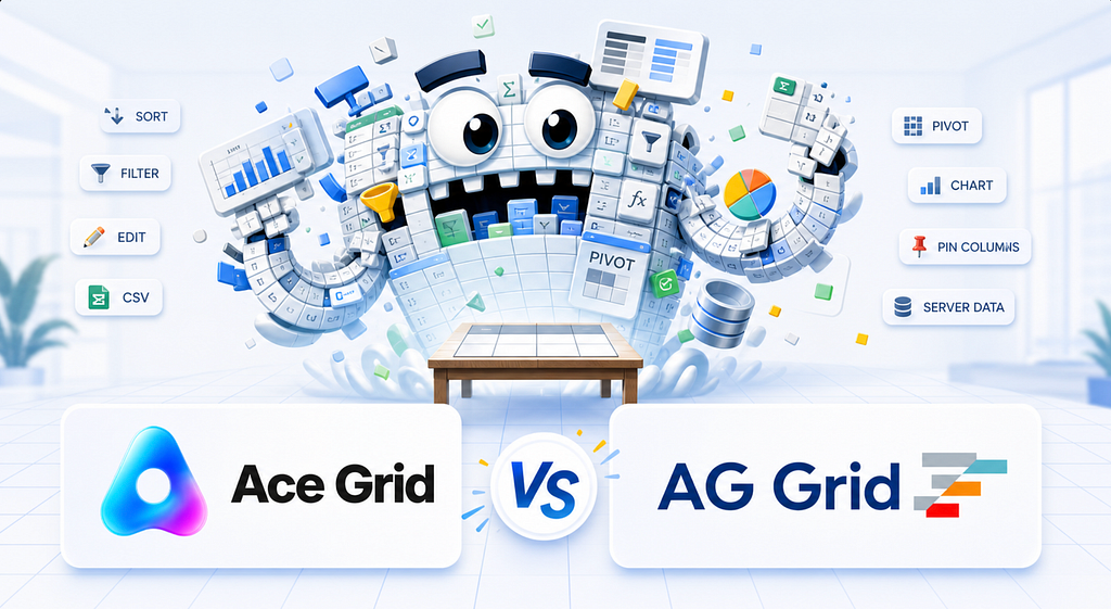 Ace Grid vs AG Grid: A Modern React Data Grid Alternative