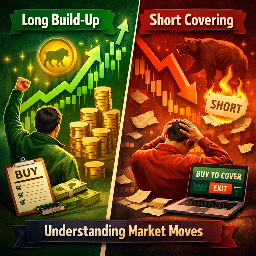 Long Build-Up vs Short Covering: Understanding Market Moves