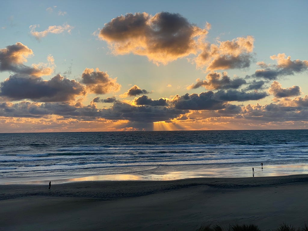 Picture of Ocean Beach, San Francisco, California on March 2020