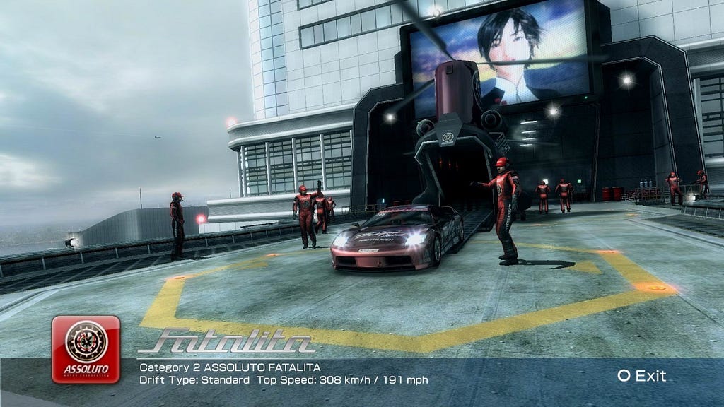 ridge racer 7 car unlock scene reiko nagase