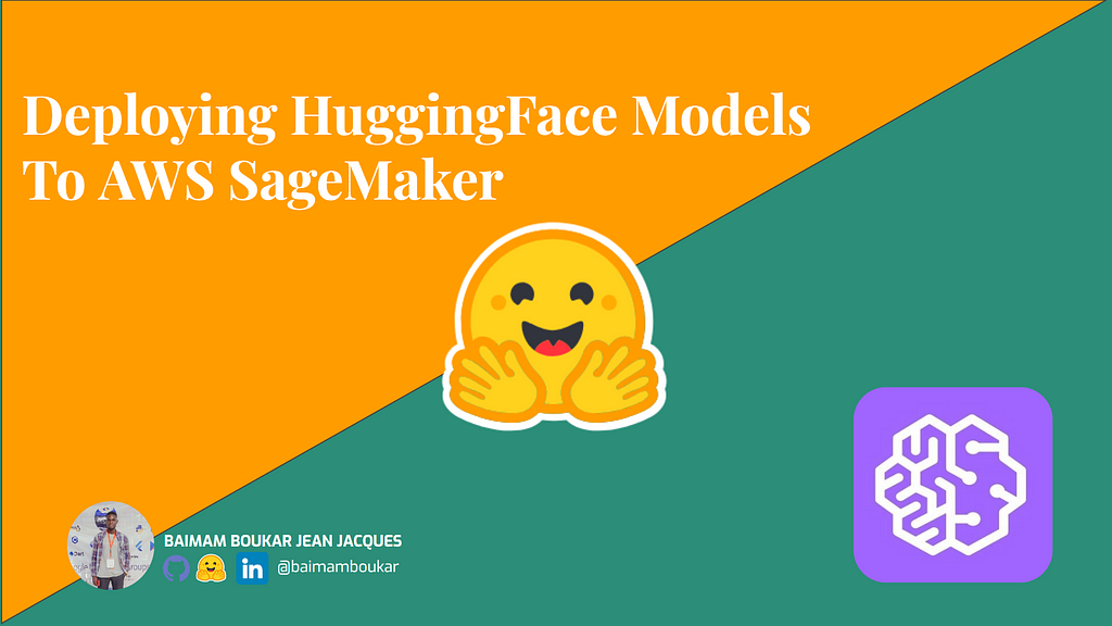 Cover Image for an Article Titled Deploying Hugging Face Models with AWS SageMaker