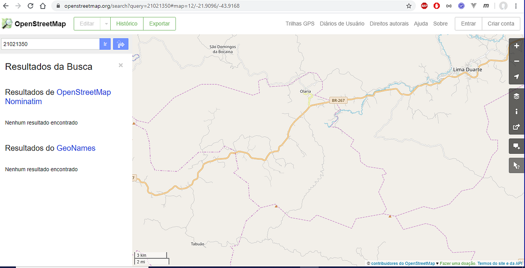 Existe uma maneira de integrar os ceps no mapa do OpenStreetMap mas é muito complexo e as chances de darem certo são pequenas