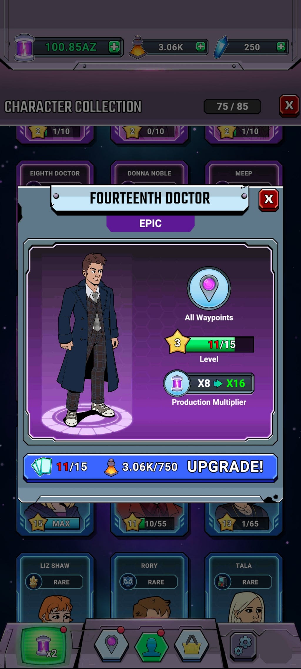 My Epic 14th Doctor cards.