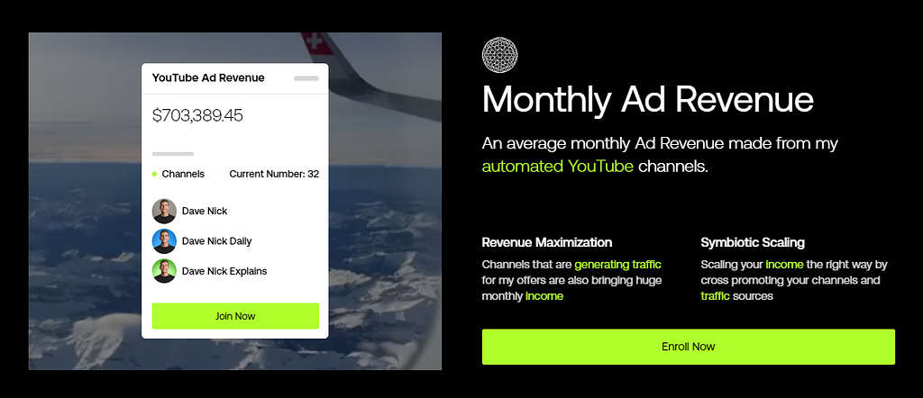 Monthly Ad Revenue