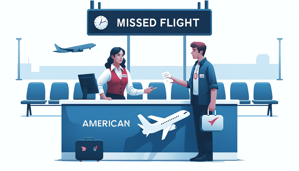 American Airlines Missed Flight