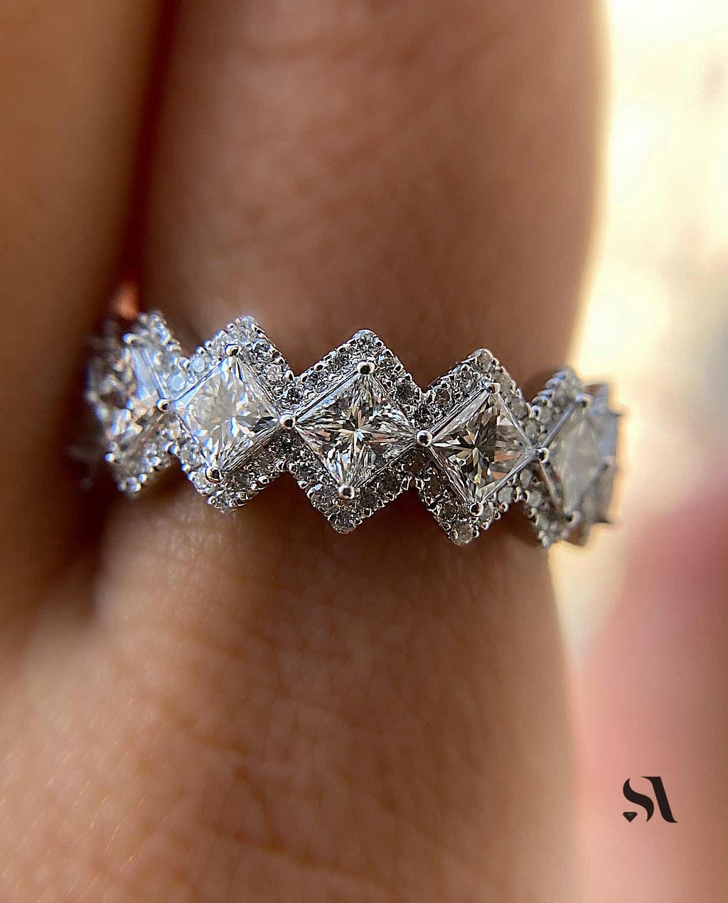 princess cut diamond ring 3 carat