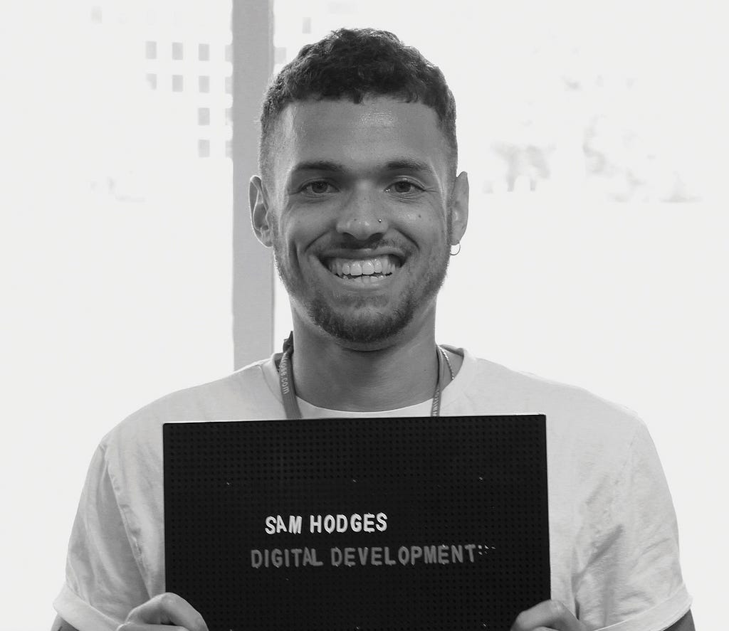 Sam Hodges, Product Designer at Waitrose & Partners