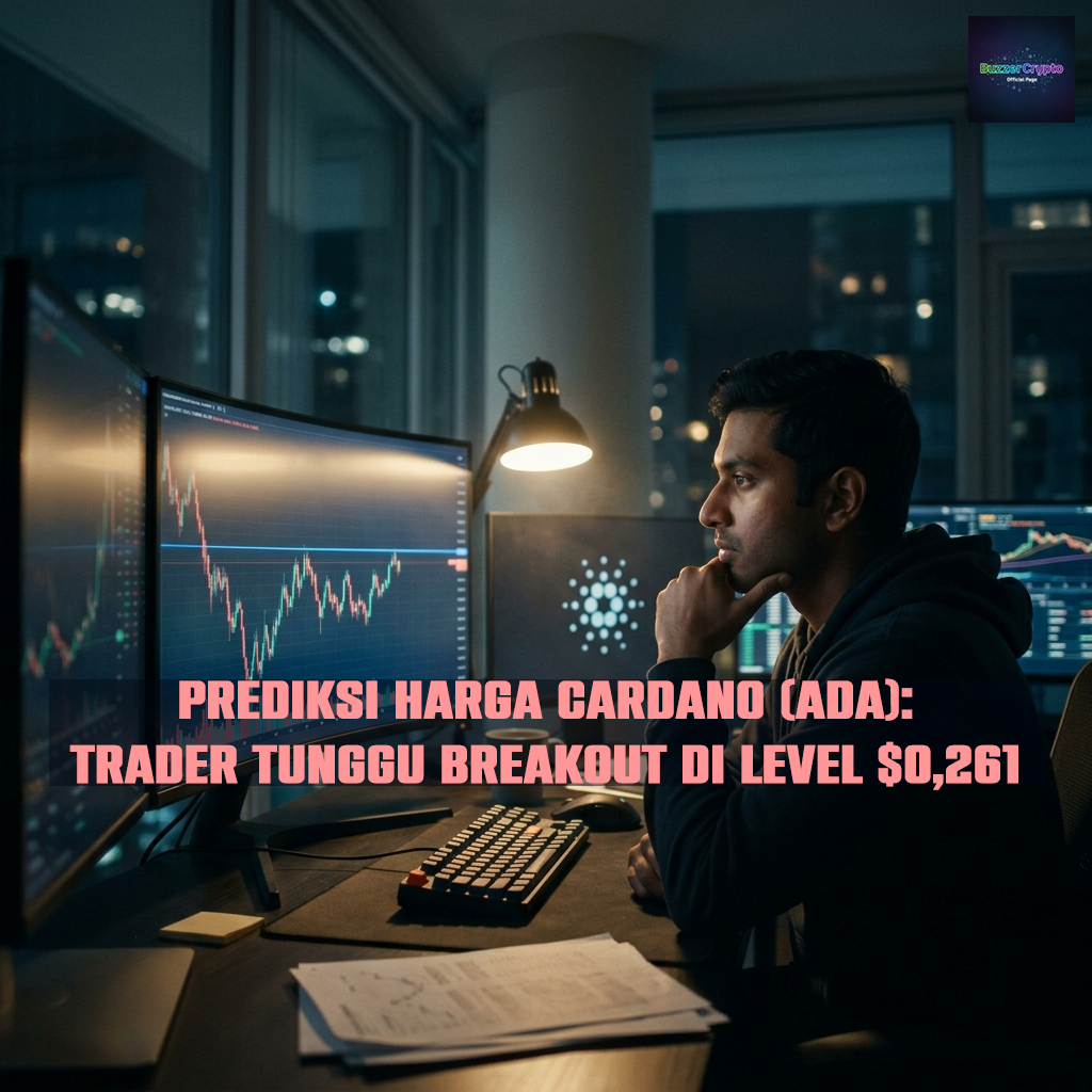 Prediksi Harga Cardano (ADA): Trader Tunggu Breakout di Level $0,261