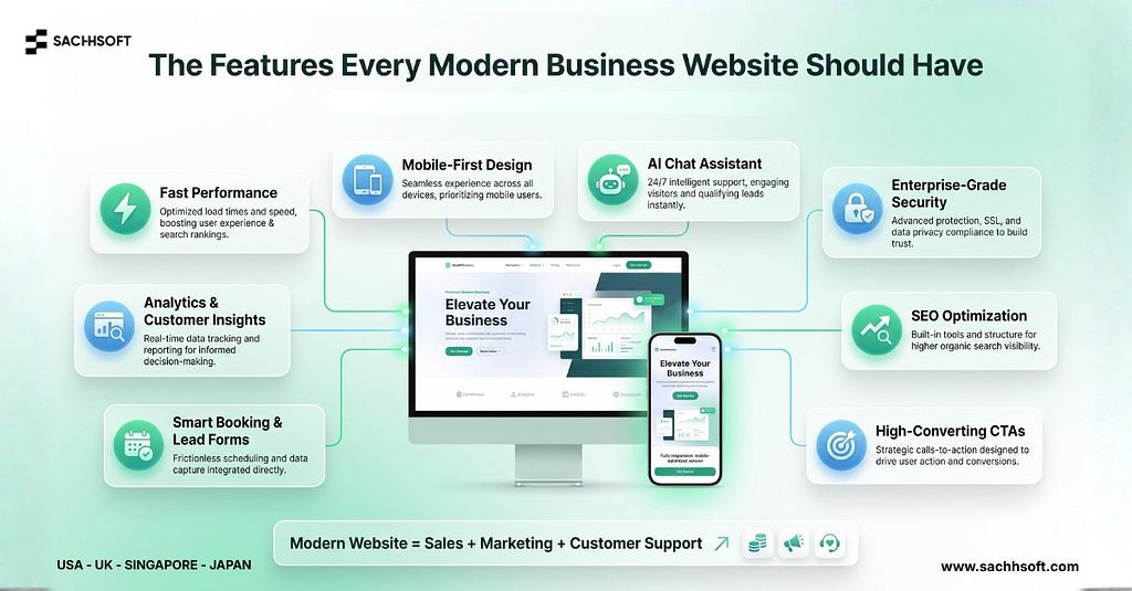 The Features Every Modern Business Website Should Have