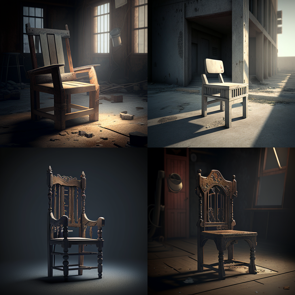 chairs, establishing shot