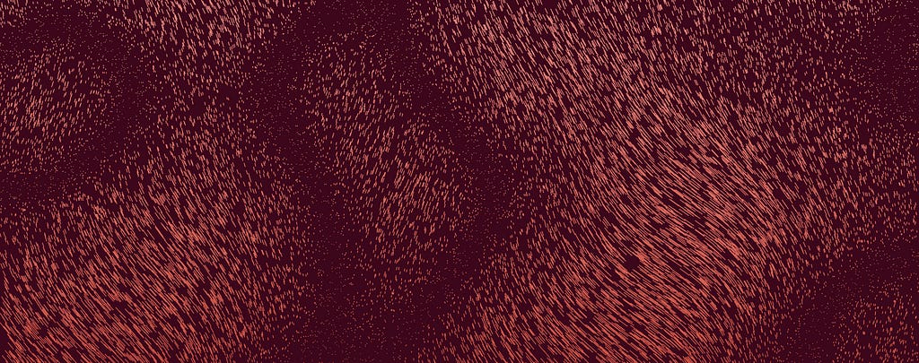 Visual representation of a Flowing field through the 2D Perlin Noise pattern.