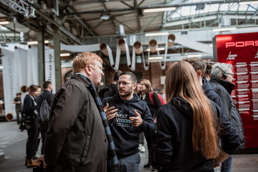 Talking tech during re:publica in Berlin
