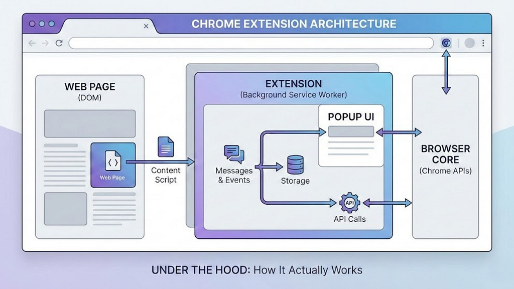 How a Chrome Extension Actually Works Under the Hood