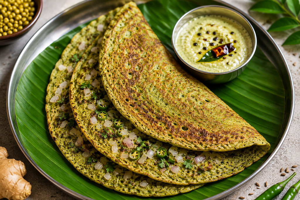 Pesarattu : The 100% Moong-Dal Dosa That Quietly Out-Proteins Your Idli