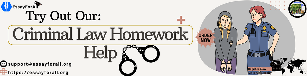 Criminal Law Homework Help