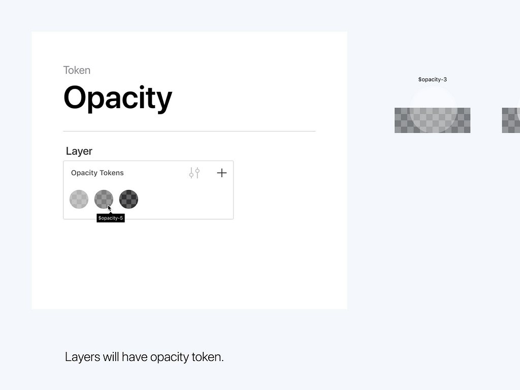 Opacity tokens, a proposal for Figma styles alternative.