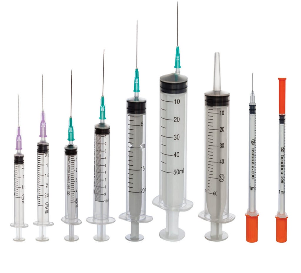 hypodermic syringe