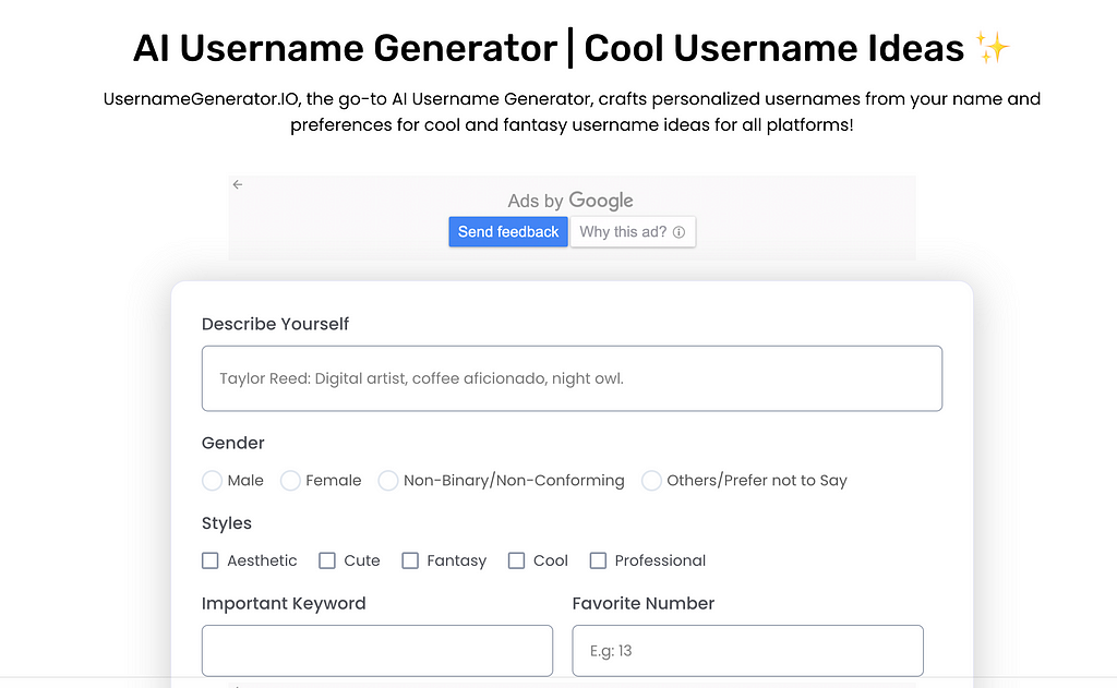 Username Generator