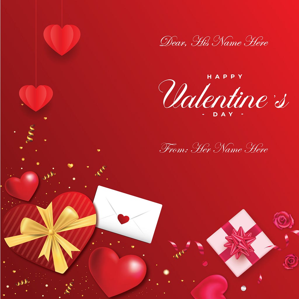 2023 Happy Valentines Day Greeting Card for Girl Friend