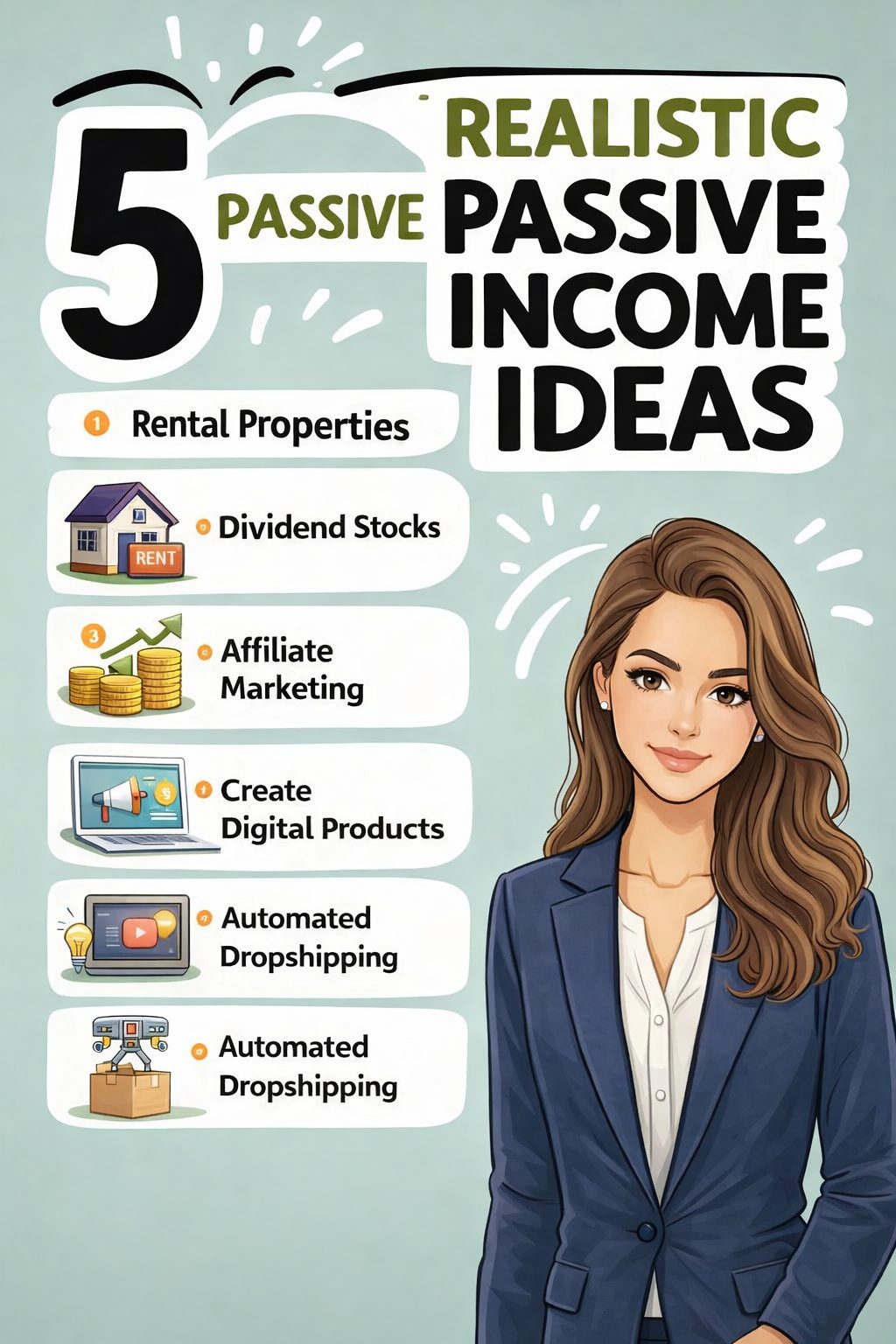 5 Realistic Passive Income Ideas!