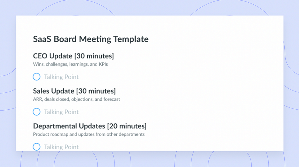 https://fellow.app/meeting-templates/david-sacks-saas-board-meeting-agenda-template/