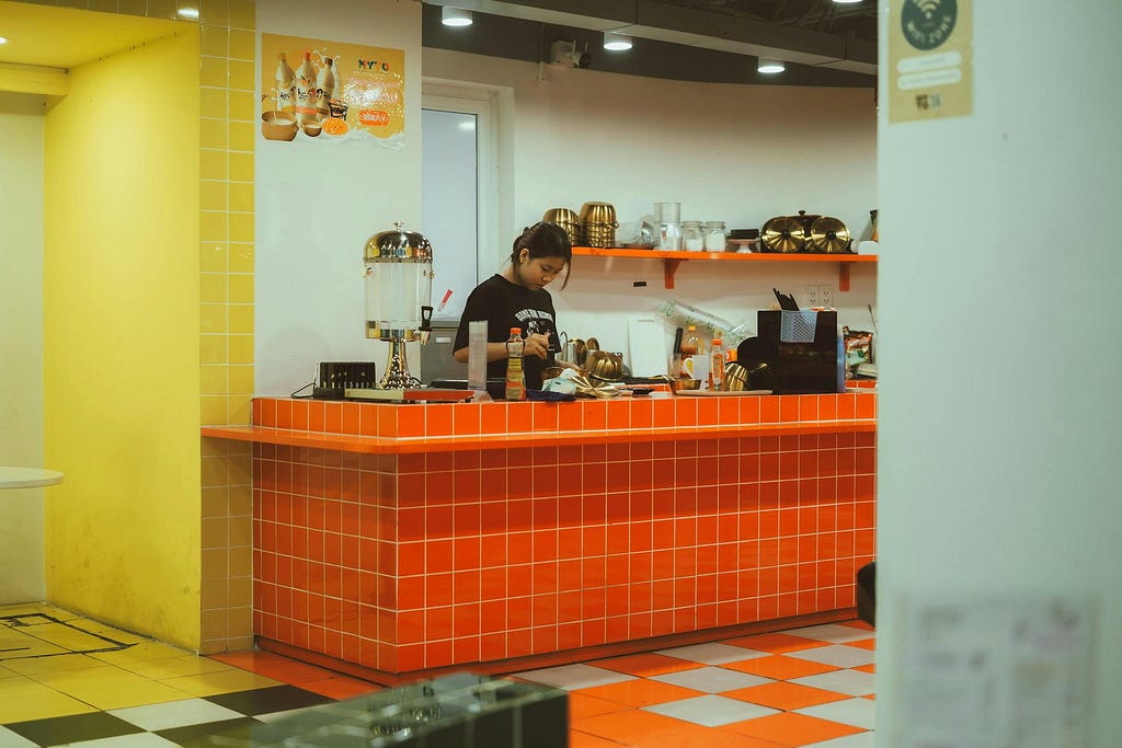 A coffee shop in Ho Chi Minh City