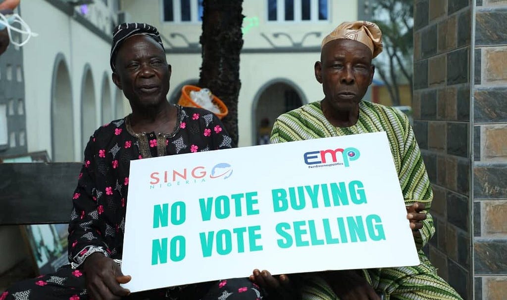 Vote buying should be discouraged in every form