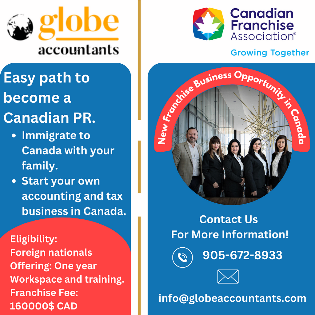 Accounting Franchise Business in Canada for foreigners