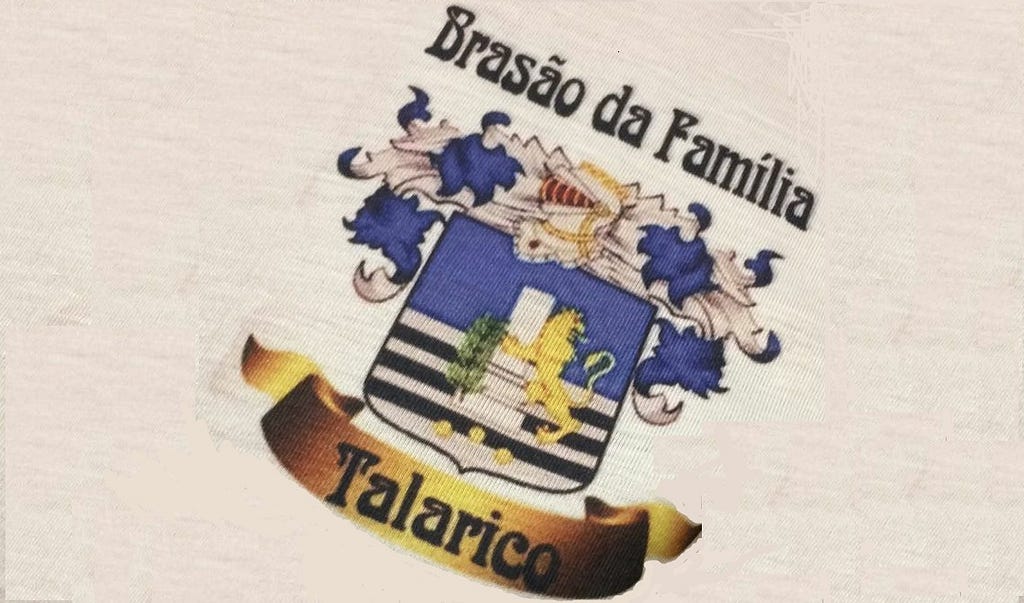 Brasão da família na Itália adaptado por descendentes no Brasil | Arquivo Pessoal