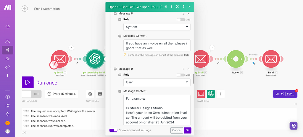 Setting up with Open AI modules