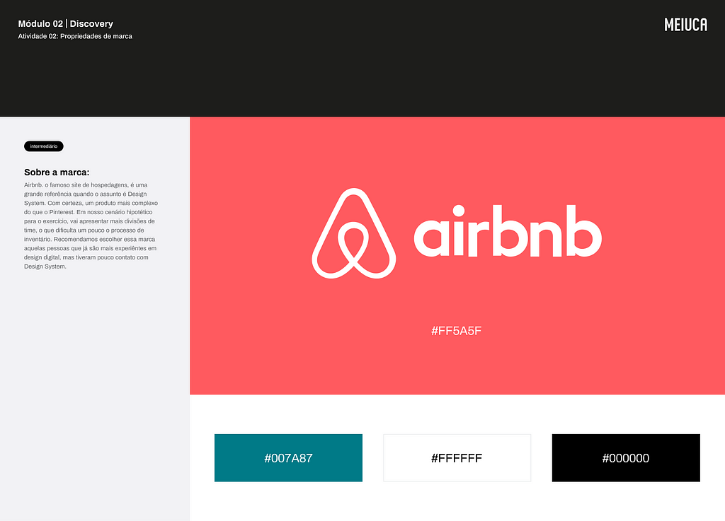 Marca escolhida: Airbnb