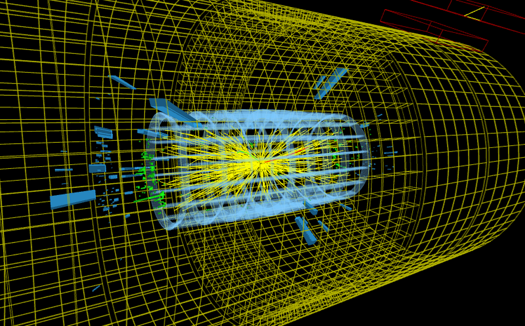 Mesh graphic of collider