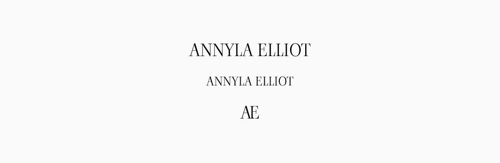 UI/UX Case Study: Author Website — Understated Font Logo for YA Author