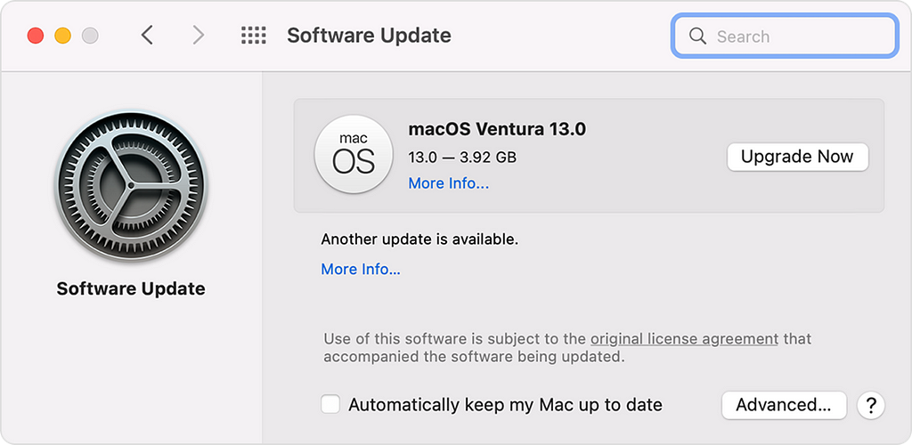 Update Mac OS