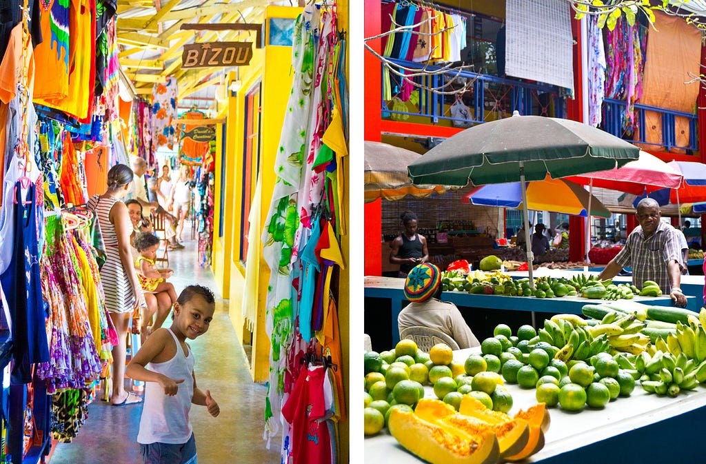 Victoria Market on Mahé in the Seychelles. © April Orcutt