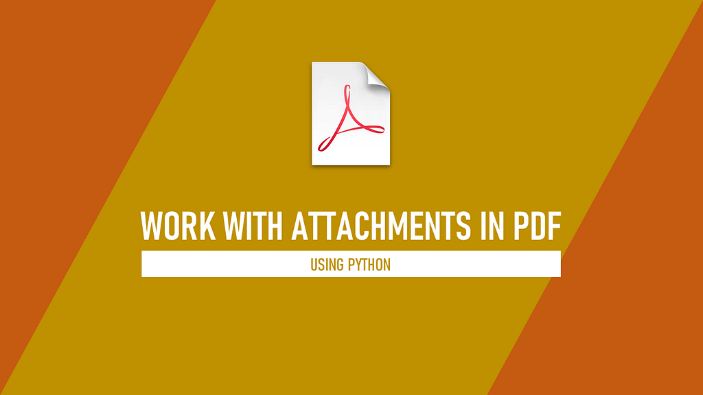 Add, remove, and extract attachments from PDF.