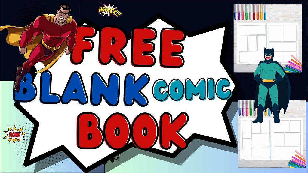 Free Printable Comic Book Pages PDF