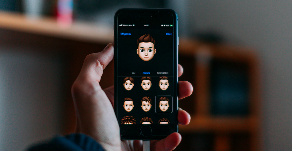 Picking an avatar on iPhone