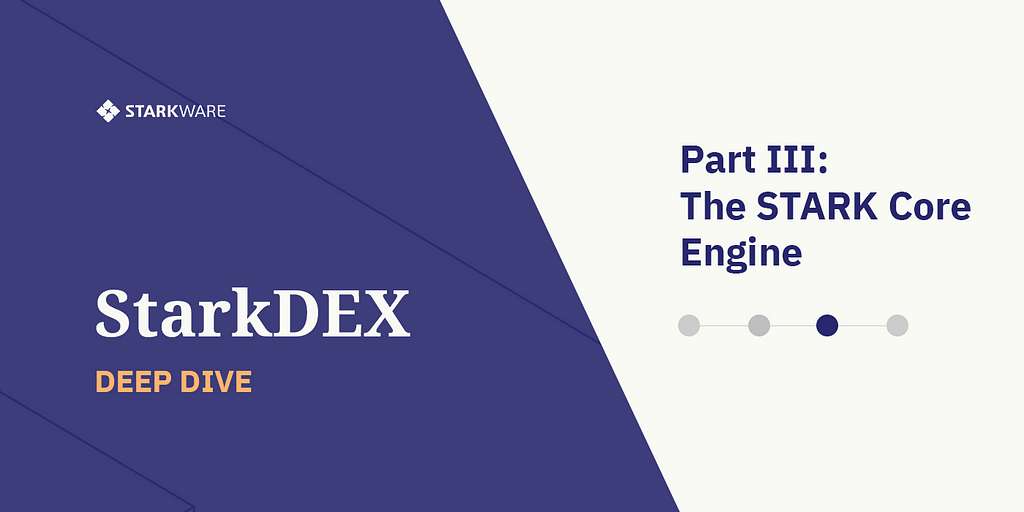 StarkDEX Deep Dive: the STARK Core Engine