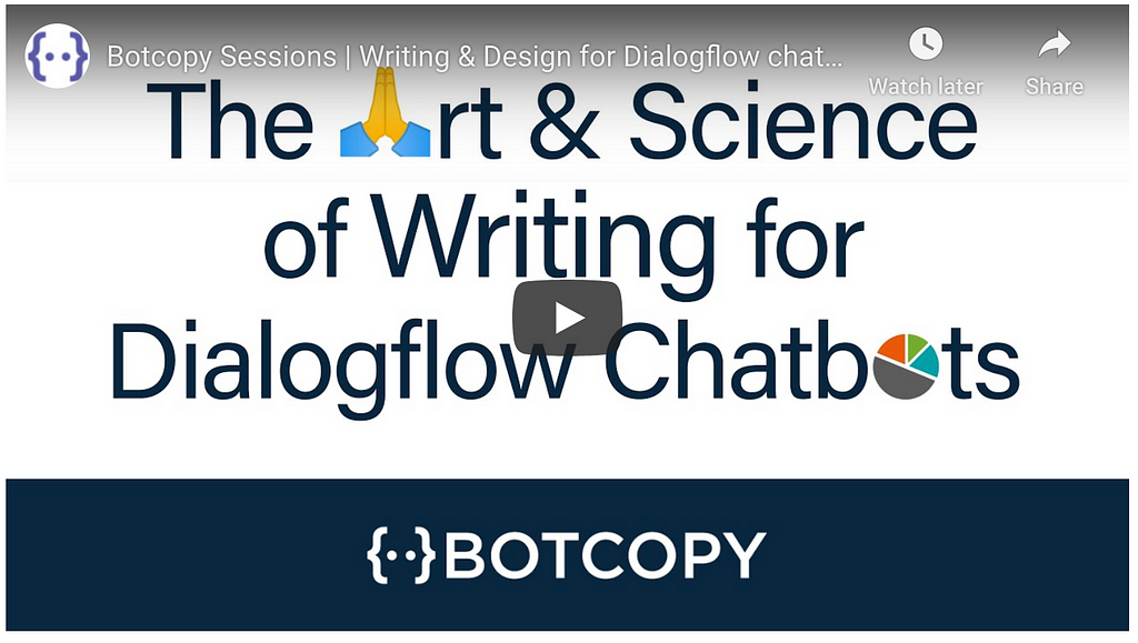 Google Cloud Dialogflow Chatbots Meet The Art & Science Of Great ...