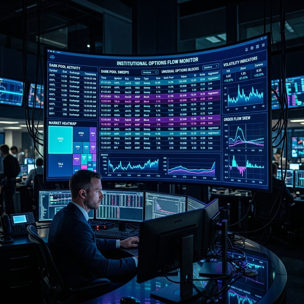 Decoding Institutional Options Flow & Dark Pools