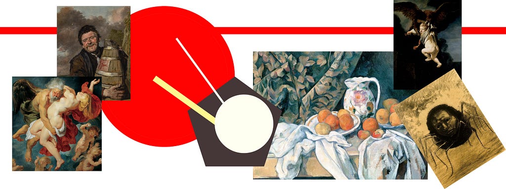 Art Quiz collage, Smart Art — Art History Escape