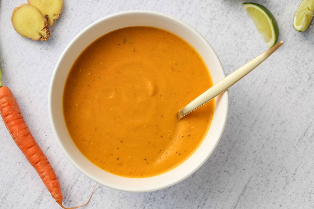 Carrot and Ginger Soup by FIT & NU