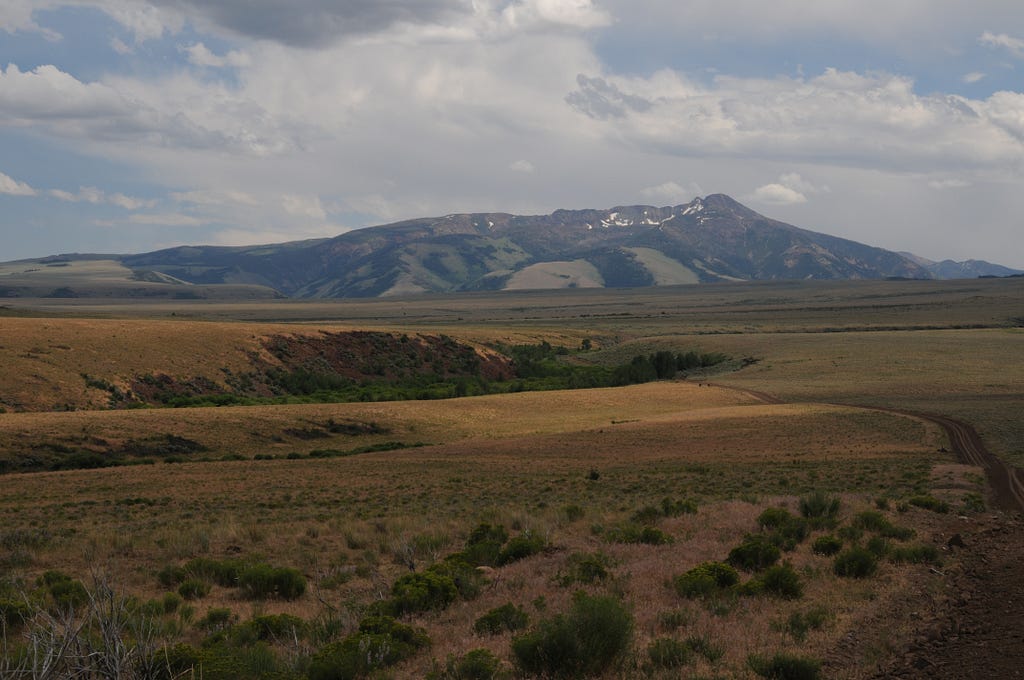 mountain and open space in Nevada