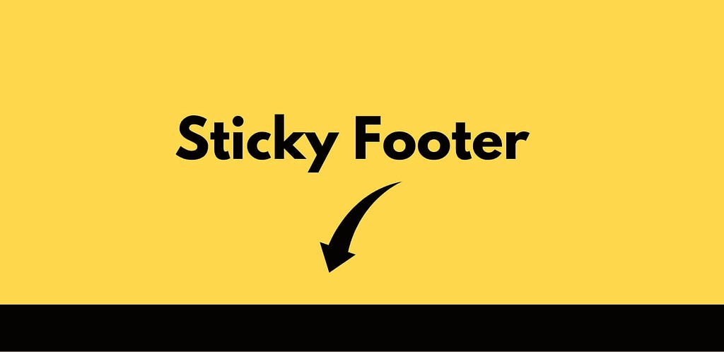 How to Create a Sticky Footer in CSS
