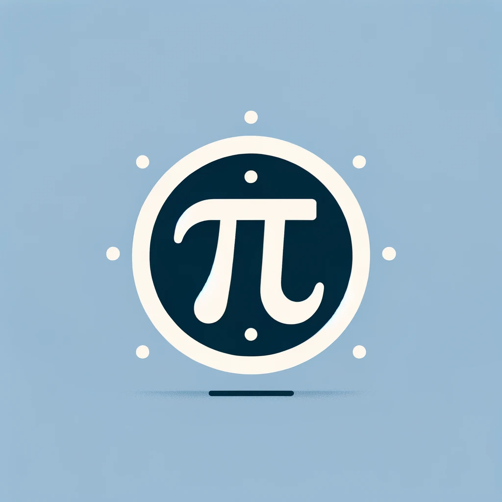 Here is a revised, minimalist logo design for the “Practical Pi” math app. This design features a simple and elegant integration of the Pi symbol, emphasizing the app’s focus on practical math while sparking curiosity about the concept of Pi. The logo is designed to be straightforward and accessible, reflecting the greatness and simplicity of Pi.