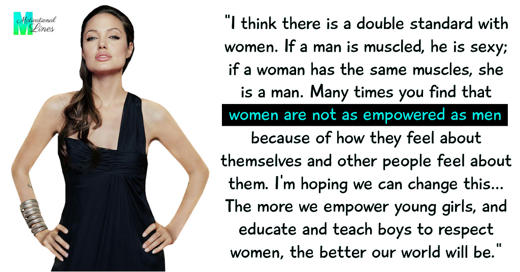 Angelina Jolie feminism Quotes