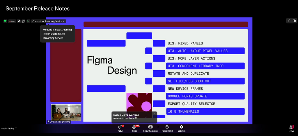 Recap of Figma Design updates from the Release Notes Livestream