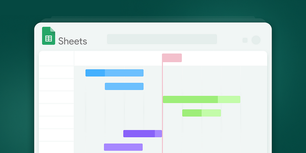 How to make a Gantt chart in Google Sheets