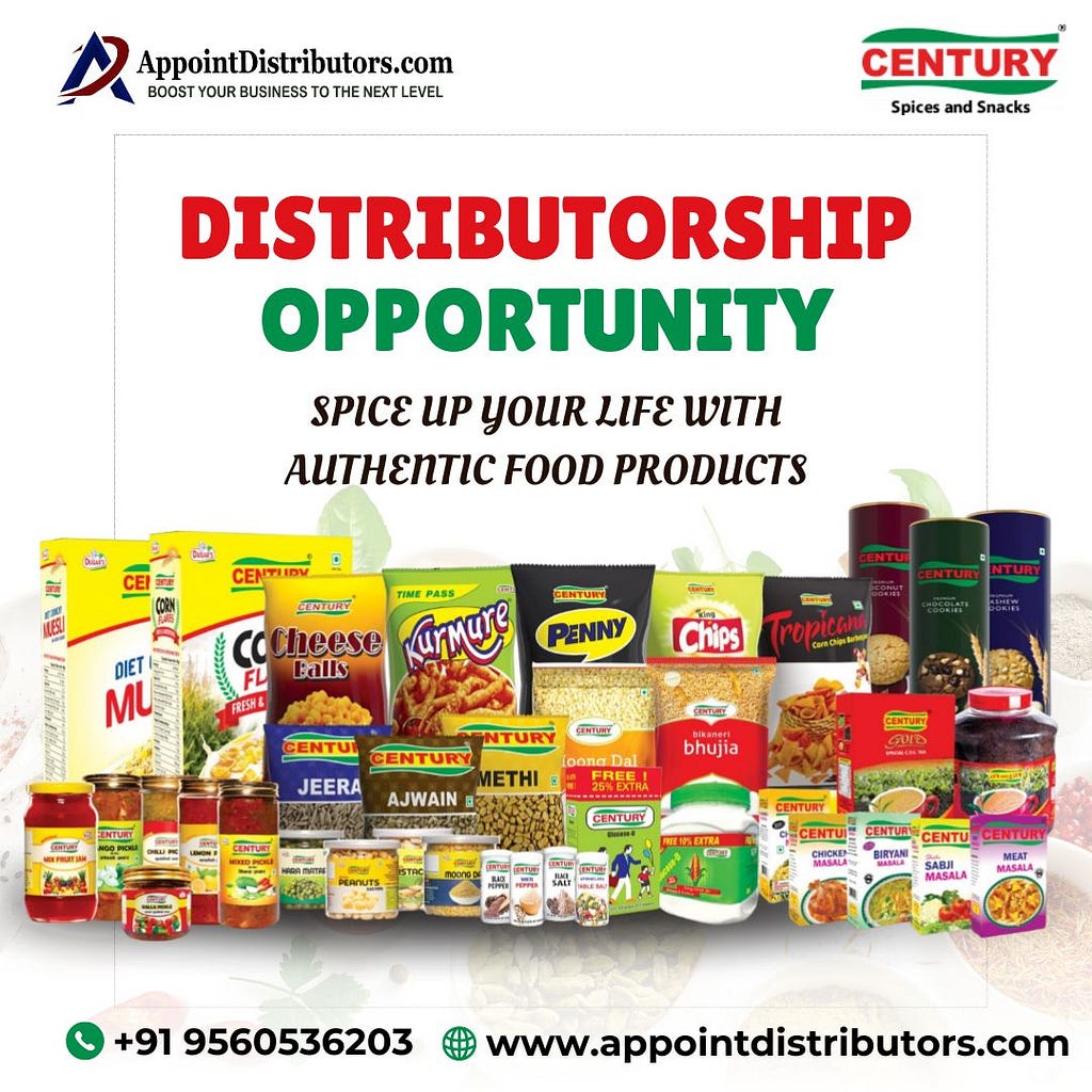 Grow with Century Spices and Snacks: Distributorship Open